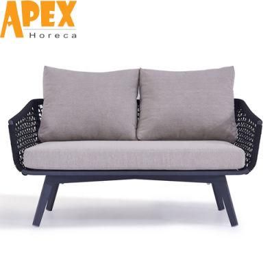 Modern Outdoor Leisure Patio Furniture Aluminum Rope Sofa Garden Set