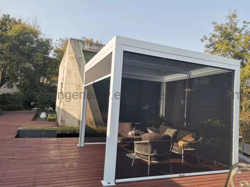 Aluminum Bioclimatic Pergola with Zipscreen System