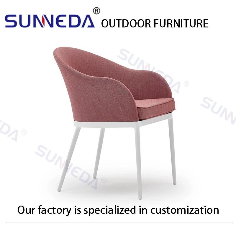 Best Selling Bistro Villa Camping Leisure Aluminium Alloy Armchair Furniture