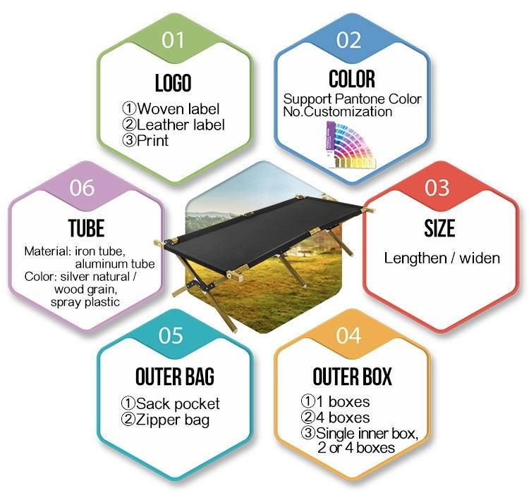 New Portable Outdoor Military Folding Camping Bed