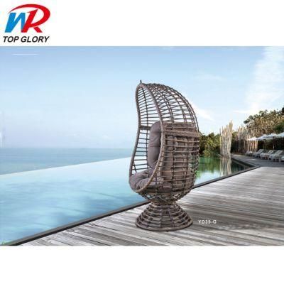 Popular Swivel Patio Outdoor Egg Garden Rattan Leisure Swing Chair