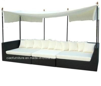 Garden Furniture Patio Wicker Sofa From Foshan Outdoor Furniture