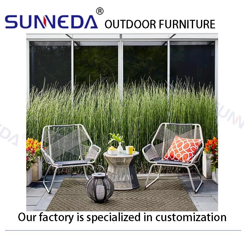 All Weather Waterproof Wholesale Aluminium Alloy PE Rattan Outdoor Chairs Furniture