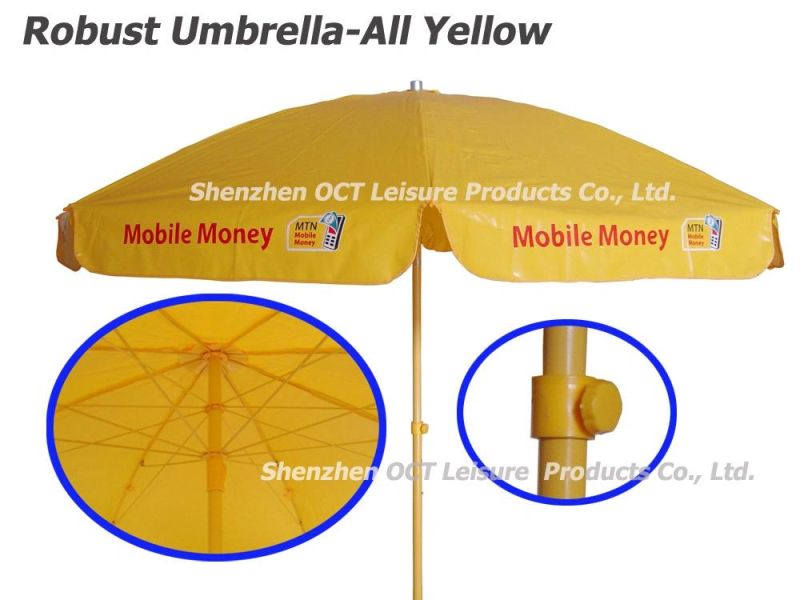 Reinforced Advertising Beach Umbrella with Complex Imprinting (OCT-BUDPVC03)