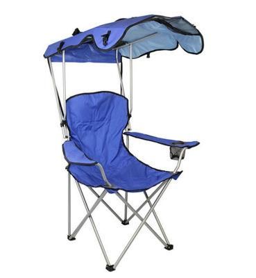 Portable Outdoor Beach Foldable Wood Armrest Folding Luxury Camping Chair