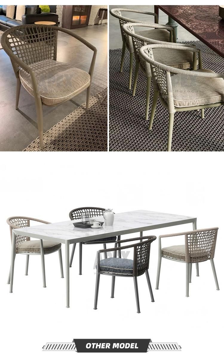 Wholesale Outdoor Patio Aluminum Dining Restaurant Chair
