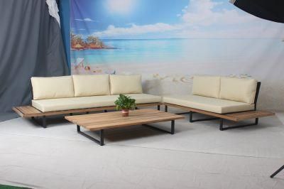 Outdoor Sofa Furniture Garden Use Teakwood Leisure Sofa Furniture