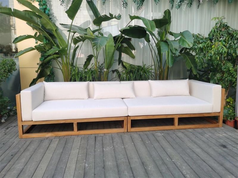 Modern Style Wooden Garden Outdoor Patio Outdoor Wooden Furniture Sofa Set