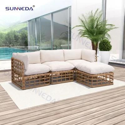 Modern Hot-Selling Leisure Luxury Furniture Aluminum Garden Patio Outdoor Sofa
