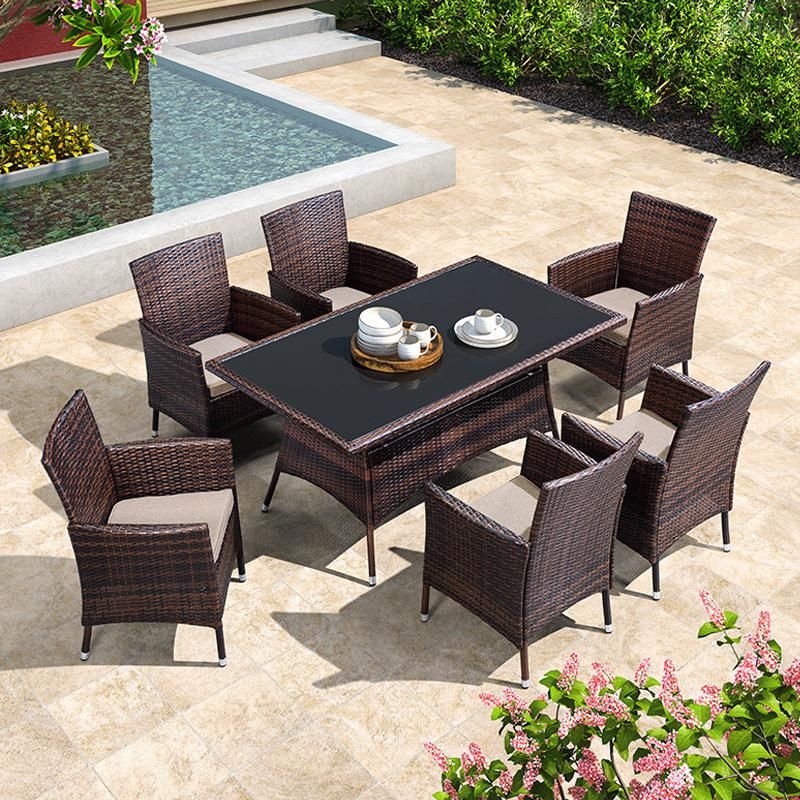 Wholesale Rattan Home Dining Balcony Outdoor Garden Patio Bistro Furniture