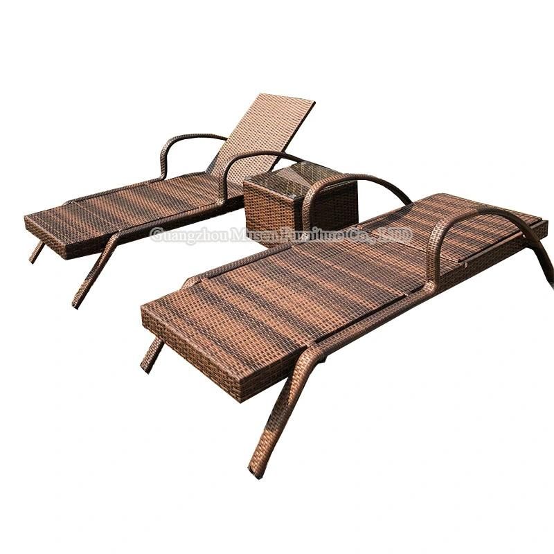 Modern Garden Hotel Resort Patio Home Villa Outdoor Furniture Sunbed