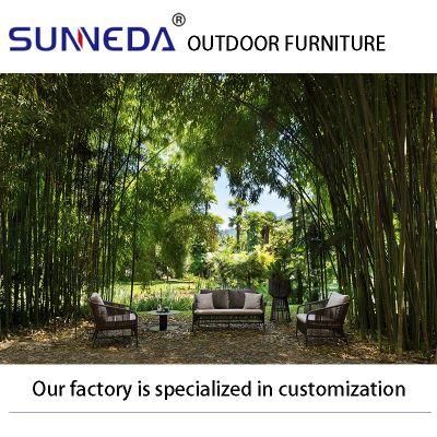 New Style Weaving Good Quality Customize Soft Cushion Garden Outdoor Chairs