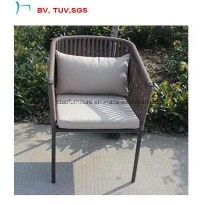 New Style Garden Chair with 5cm Water-Resistance Fabric Cushion