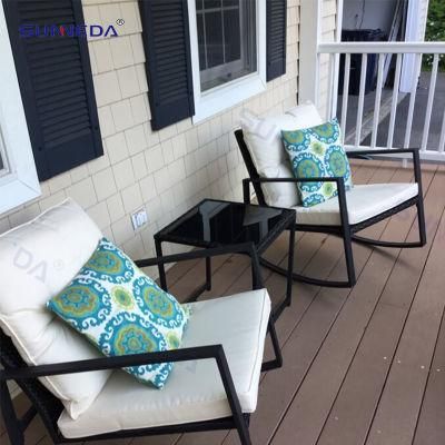 Hot Selling Aluminium Alloy Rattan Cushion Waterproof Outdoor Chair Set