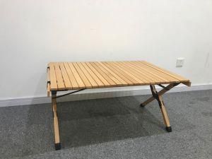Natural Wood Color Camping Table