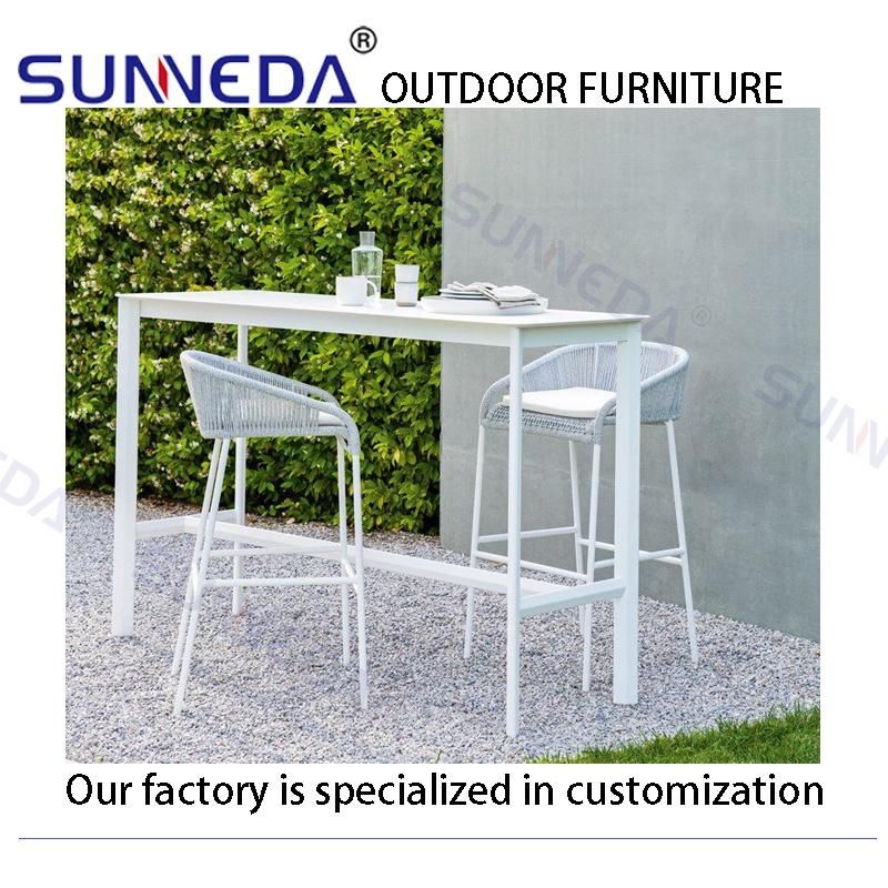 Courtyard Patio Villa Outdoor Leisure Dining Garden Bar Chair Furniture