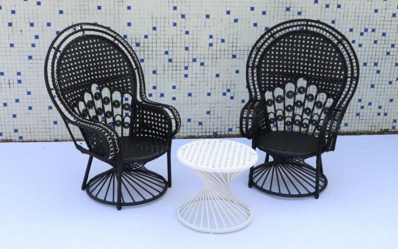 Garden Outdoor Furniture New Rattan Portable Outdoor Chair and Table Set