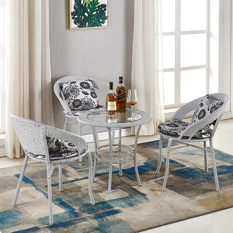 Factory Outdoor New Design Dining Stackable Swing Rattan Chair