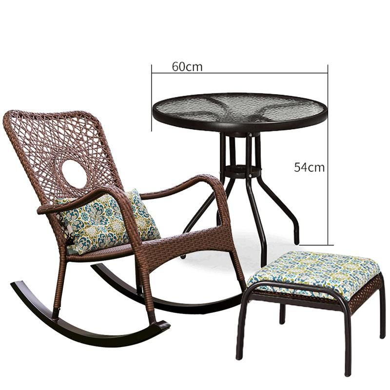 Pure Color Outdoor Garden 3 PCS Zero Gravity Folding Lounge Table Chair Set Chair