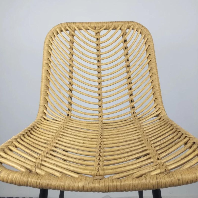 Foshan Supplier High Quality 5 Star Hotel Outdoor Garden Salon Dining High Bar Stool Chair