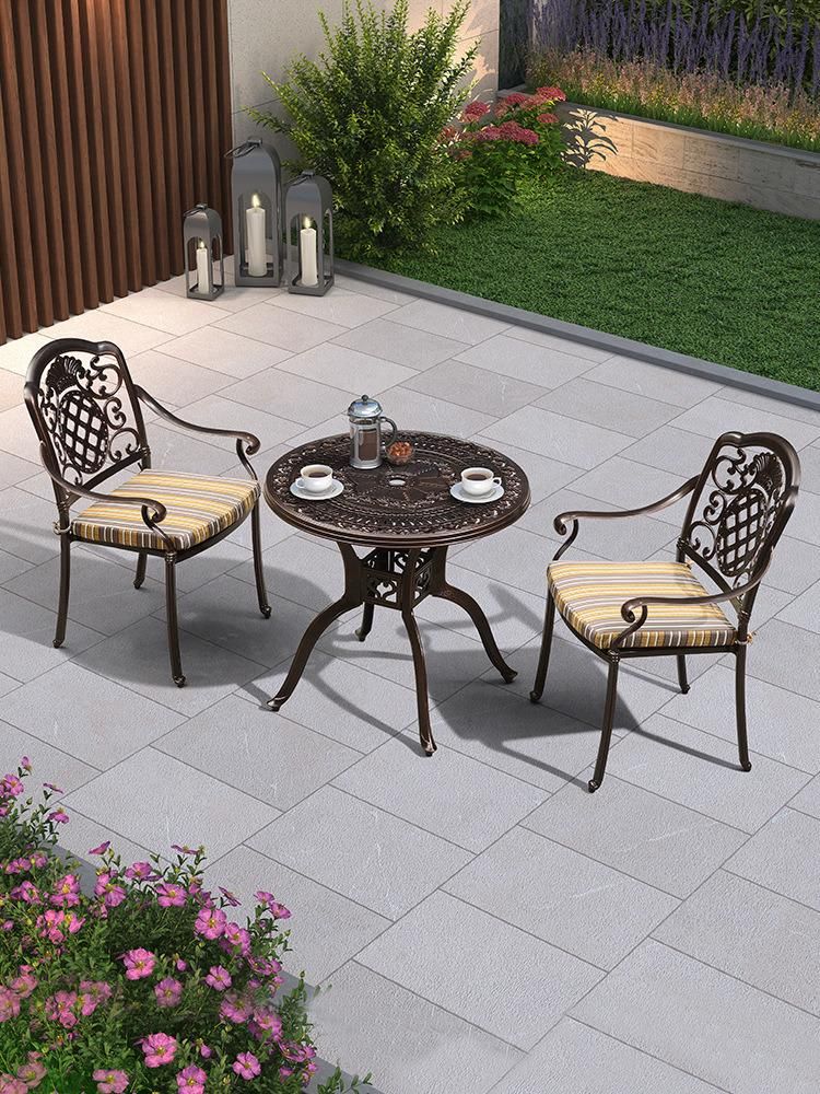 Cast Aluminum 3PC Bistro Set Garden Outdoor Furniture