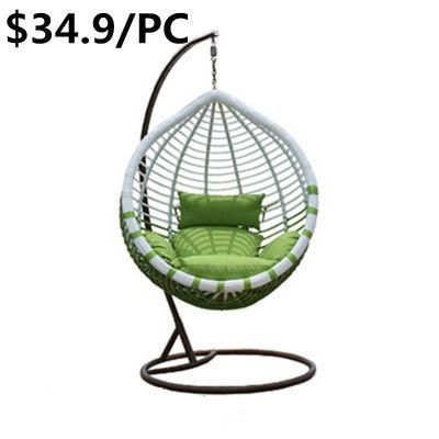 Hot Selling Patio Rattan Handmade Wicker Leisure Hanging Swing Chair