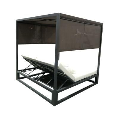 Yes Aluminum Darwin Day Beds with Canopy Sun Lounger Bed