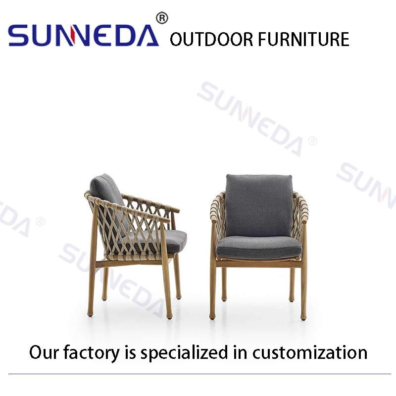 Italian Style Leisure Classic Durable Soft Outdoor Chair Furniture Set