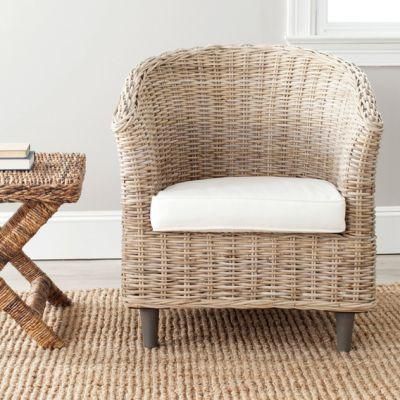 Outdoor Garden Bistro Furniture Waterproof Relax Comfort Rattan Wicker Chair with Cushion