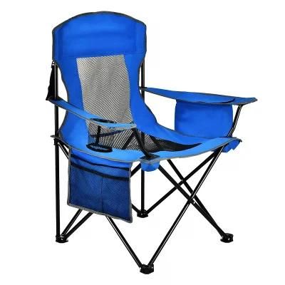 Amazon Ebay Hot Sale Portable Camping Quad Chair with 4-Can Cooler