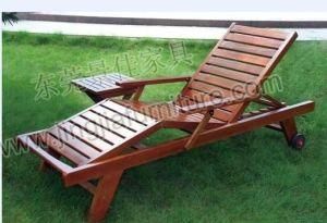Outdoor Wood Leisure Lounge Garden Swimming Sun Beach Chair (JJ-LB08)
