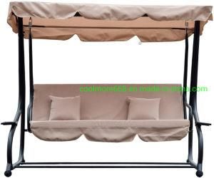 Outdoor Swing Chair with Canopy Top Cover, Replacement Canopy for 3 Seaters Swing