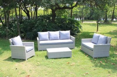 Modern Combination Darwin or OEM Curved Outdoor Rattan Garden Sofa Set