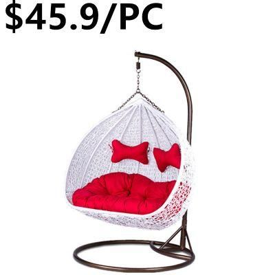 Factory Direct Dormitory Chair Outdoor Leisure Adult Basket Rattan Hanging Egg Swing Chair