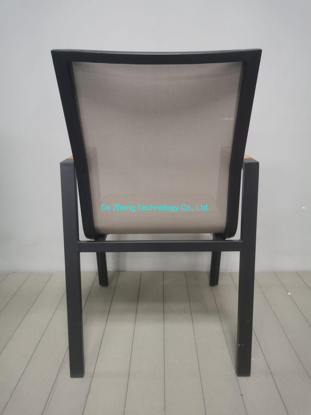 New Arrival 6 Seater Garden Wicker Rattan Chair Dining UV-Resistant WPC Outdoor Modern Garden Dining Sets
