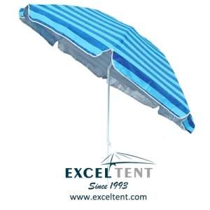 Walls Windproof Sun Beach Umbrella Parasol with Tilt for Advertising (TKET-2033)