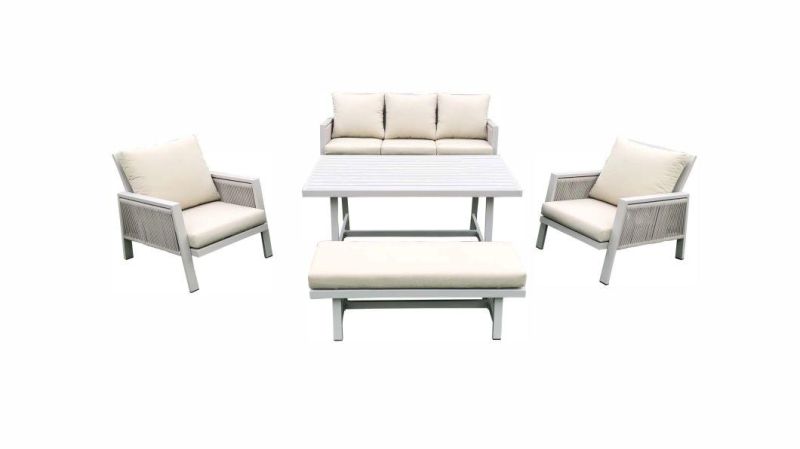 Aluminium+ Rope Aluminium Darwin or OEM by Sea Sectional Sofa Outdoor