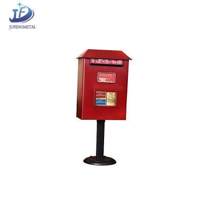Stainless Steel Newspaper/Letter Holder Waterproof Mailbox with Electroplating