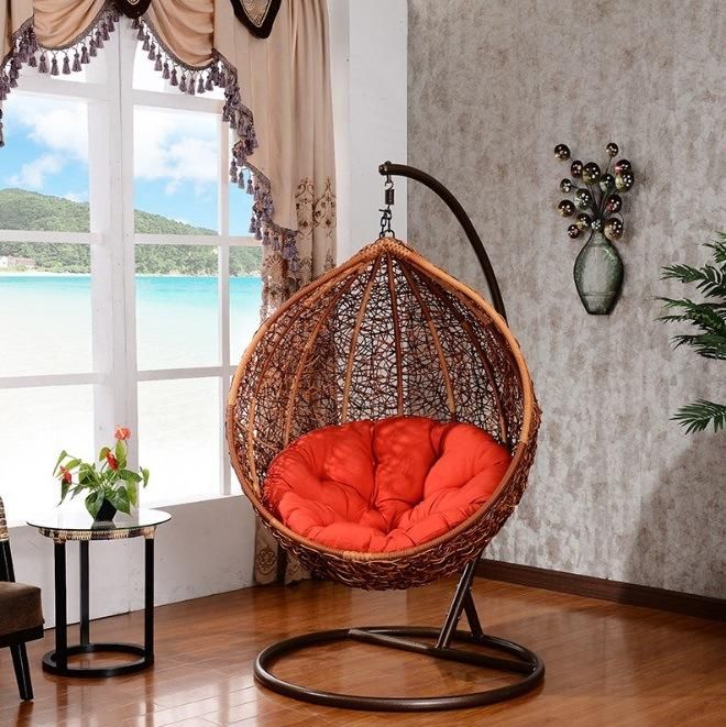 Cheap Wicker Rattan Egg Hanging Outdoor Patio Garden Swing Chair