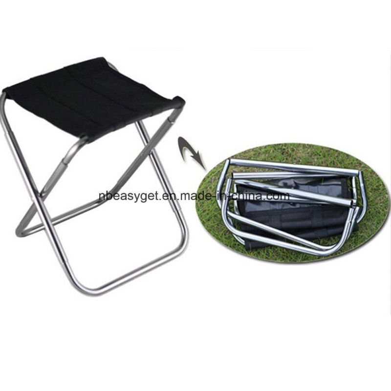 Outdoor Folding Chair - Portable Lightweight Aluminum Chair with Storage Pouch for Fishing, Camping, BBQ, Traveling Esg10273