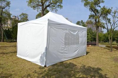 Tent Heavy Duty Garden Marquee with Sides Panels Fully Window Walls Waterproof Windproof Easy Folding Assemble Canopy Rust Esg122703