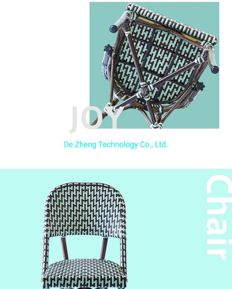Street Outside Commercial Outdoor Leisure Patio Cane Garden Arm Chair