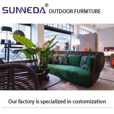 Garden Sets Outdoor Furniture Aluminum Rattan Chair Patio Lounge with Table