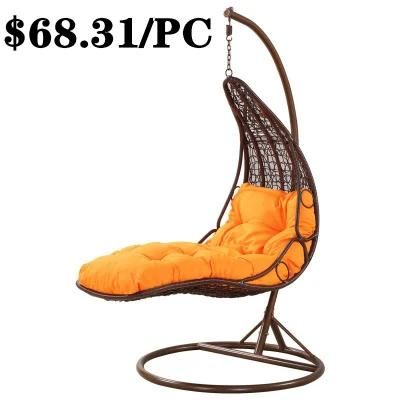Wholesale Wicker Furniture Patio Outdoor Garden Hotel Hanging Swing Chair