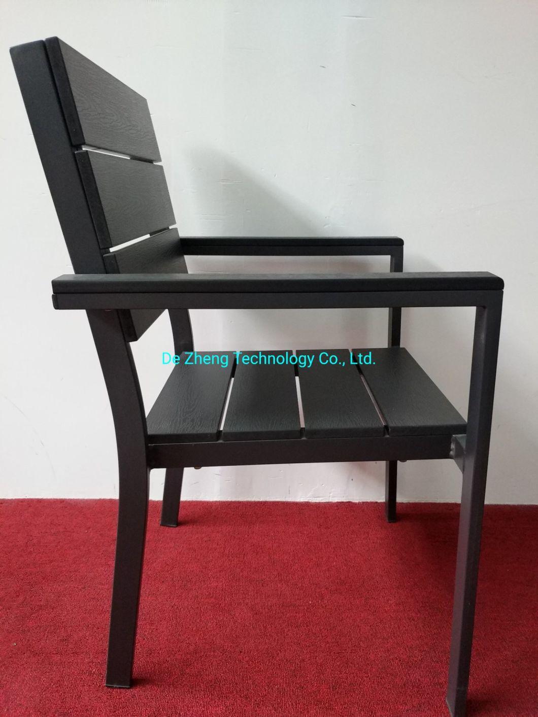 Outdoor Public Garden Rattan Furniture Country Club Leisure Dining Chair Set
