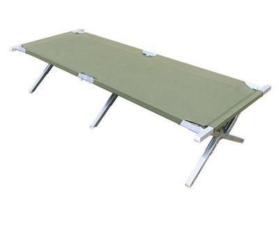 Material Aluminum Alloy Folding Camping Stretcher Bed