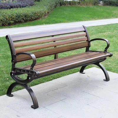 Outdoor Garden Furniture Marble Wooden Park Bench